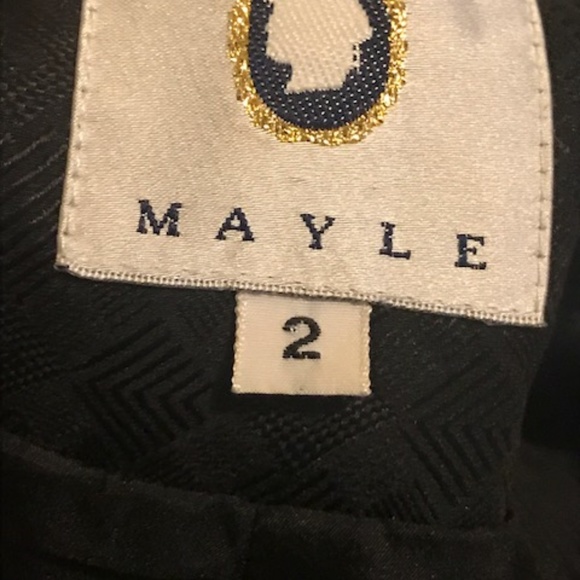 Mayle Mid Rise Dress Shorts with Buttons - Picture 4 of 4